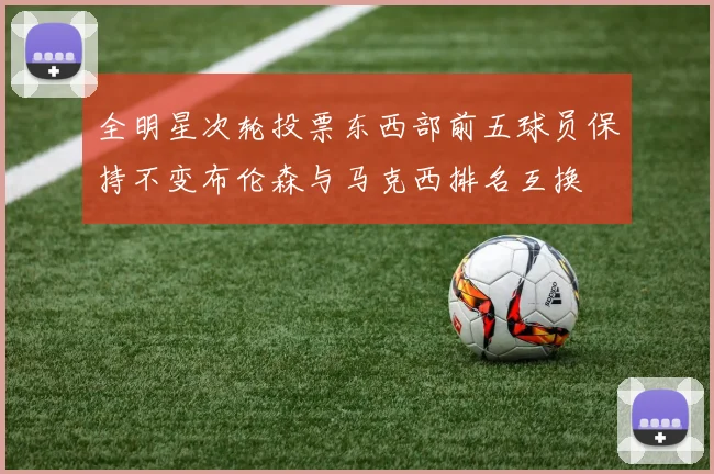 全明星次轮投票东西部前五球员保持不变布伦森与马克西排名互换