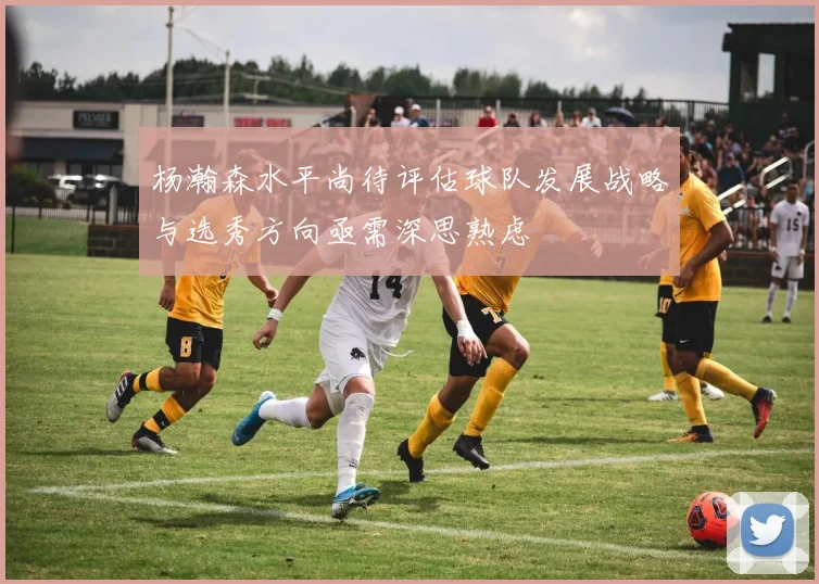 杨瀚森水平尚待评估球队发展战略与选秀方向亟需深思熟虑