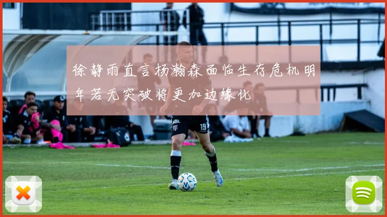 徐静雨直言杨瀚森面临生存危机明年若无突破将更加边缘化